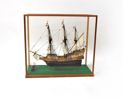 Lot 321 - A scratch-built model of Sir Francis Drake's...