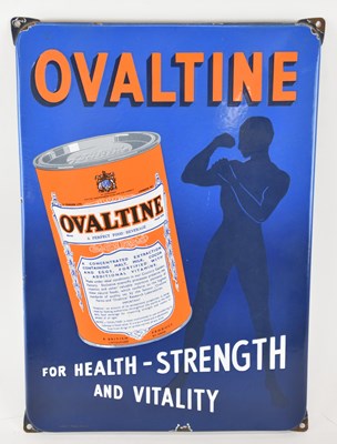 Lot 298 - A vintage German enamelled Ovaltine...