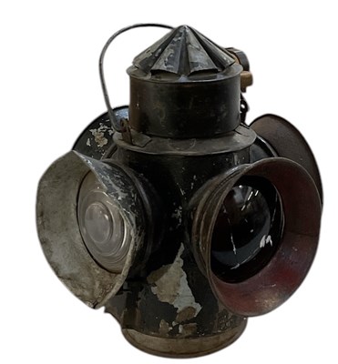 Lot 117 - An early 20th century vintage railway four-way...
