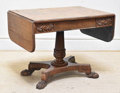 Lot 2134 - A good William IV rosewood sofa table, with...
