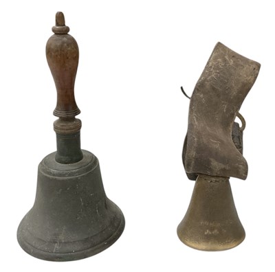 Lot 346 - An early 20th century cast iron hand held...