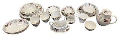Lot 648 - ROYAL DOULTON; a part tea and dinner service,...
