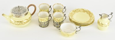 Lot 1047 - ROYAL WORCESTER; a late Victorian hallmarked...