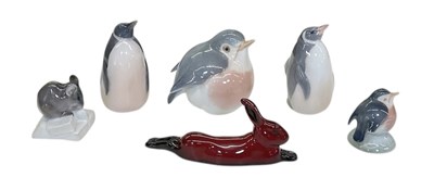 Lot 655 - ROYAL COPENHAGEN; a Danish porcelain figure of...