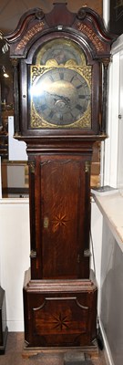 Lot 1511 - HENRY HIGGINBOTHAM, MACCLESFIELD; a late 18th century eight day longcase clock