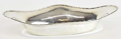 Lot 1073 - A Swedish white metal oval dish, inscribed...