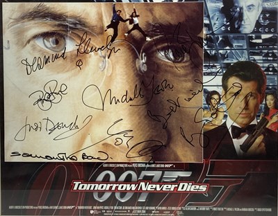Lot 1735 - JAMES BOND; ‘Tomorrow Never Dies’, a signed...