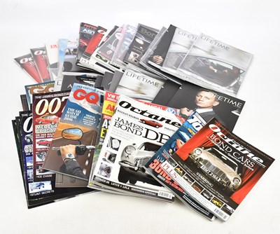 Lot 1748 - JAMES BOND; a collection of magazines,...