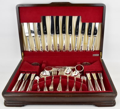 Lot 823 - FLEXFIT; a fifty-eight piece silver plated...