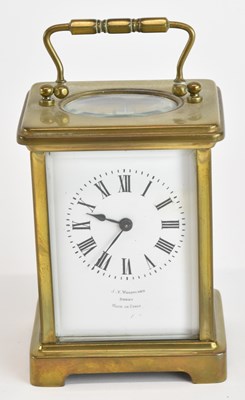 Lot 151 - J V WOODWARD OF DERBY; a French brass cased...