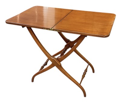 Lot 75 - A Victorian mahogany hunting table, possibly...