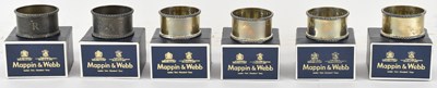 Lot 1099 - MAPPIN & WEBB LTD; a set of six cased...