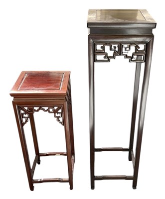 Lot 812 - A modern Chinese carved hardwood jardinière...