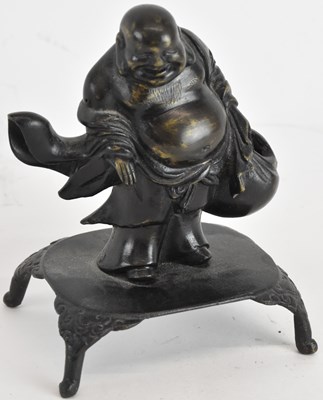 Lot 792 - A late 19th century Chinese bronze figure of...