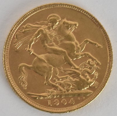 Lot 1684 - A George V full sovereign; 1904.