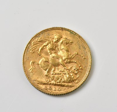 Lot 1502 - An Edward VII full sovereign, 1910.
