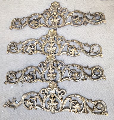 Lot 2142 - Four late 19th/early 20th century French gilt...