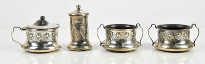 Lot 1338 - DAVIS, MOSS & CO; an Edward VII hallmarked...