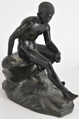 Lot 743 - AFTER THE ANTIQUE; a late 19th century bronze...
