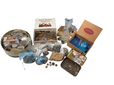 Lot 1711 - A large collection of coinage, many British...