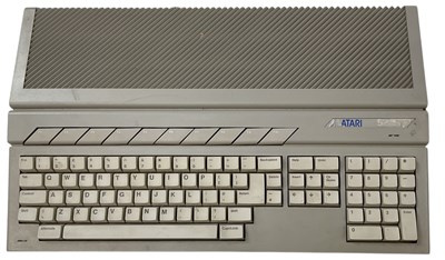 Lot 358 - ATARI; a 520ST keyboard, with plastic cover,...