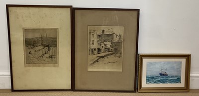Lot 328 - MAUD PARSONS; two black and white etchings,...