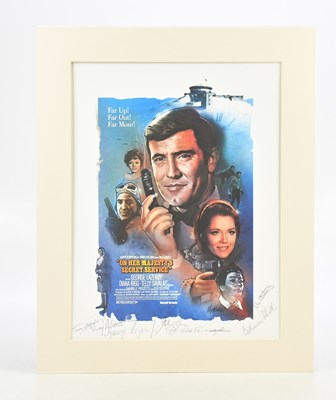 Lot 1771 - JAMES BOND; AFTER JEFF MARSHALL, colour print,...