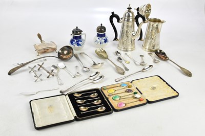 Lot 1294 - TURNER & SIMPSON; a cased set of six George VI...