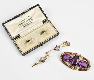 Lot 272 - A late Victorian 10ct white and yellow gold...