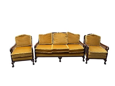 Lot 2152 - An early 20th century three piece single cane...