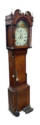 Lot 2242 - E MORGAN NEWTON; a 19th century eight day...