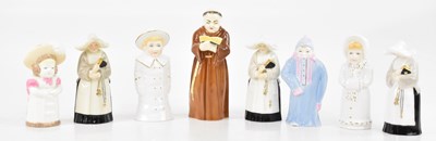 Lot 1603 - ROYAL WORCESTER; eight candle snuffers,...