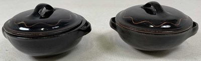 Lot 240 - SIDNEY TUSTIN FOR WINCHCOMBE; a pair of studio...