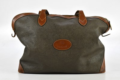 Lot 656 - MULBERRY; a pebbled scotchgrain leather tote...