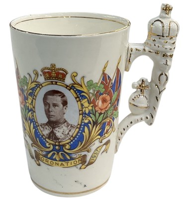 Lot 661 - A rare 1937 Edward VIII Coronation mug, 'Young...