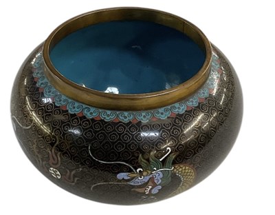 Lot 821 - A modern Chinese gilt metal and cloisonné...