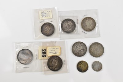 Lot 1451 - A collection of crowns comprising Edward VII...