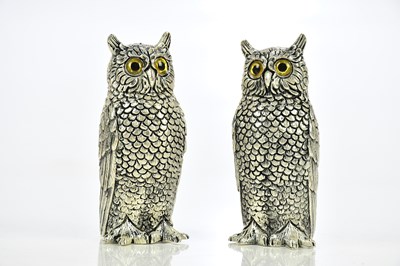 Lot 1243 - A pair of German salt and pepper shakers in...