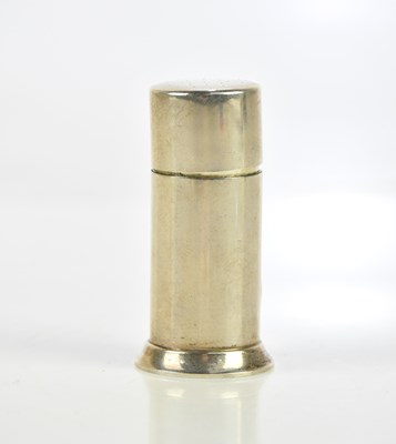 Lot 1340 - TIFFANY & CO; a sterling silver pepper,...