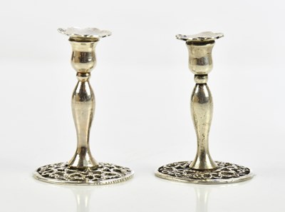 Lot 1047 - WILLIAM COMYNS; a pair of Victorian hallmarked...