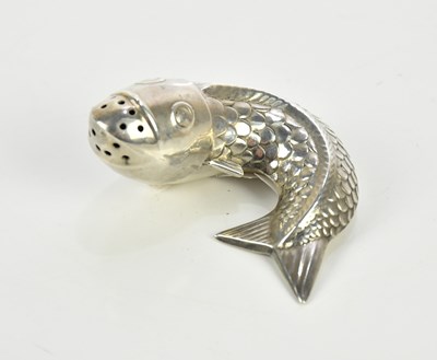 Lot 1341 - MAGNUS AASE; a Continental silver pepper in...