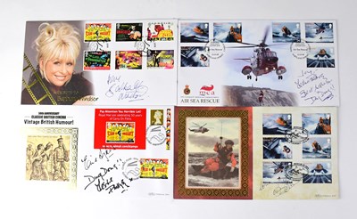 Lot 787 - BRITISH COMEDY; two first day covers bearing...
