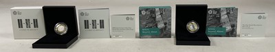 Lot 443 - ROYAL MINT; two 100th Anniversary of the First...