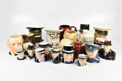 Lot 1569 - A collection of character jugs relating to...