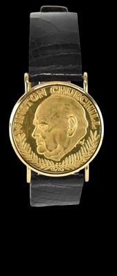 Lot 1766 - PIAGET; an 18ct yellow gold gentleman's...