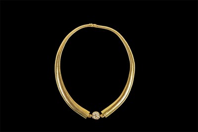 Lot 309 - An impressive 18ct yellow gold diamond set...