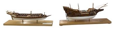 Lot 383 - A modern kit built 1:73 scale boat, 'Mayflower'...