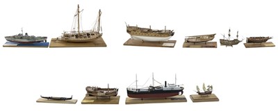 Lot 365 - A modern kit built 1:144 scale boat, 'WW2...