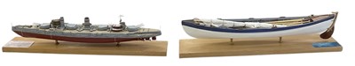 Lot 390 - A modern kit built 1:350 scale boat, 'Irn...