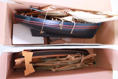 Lot 89 - Three boxed Chinese kites and two models of...